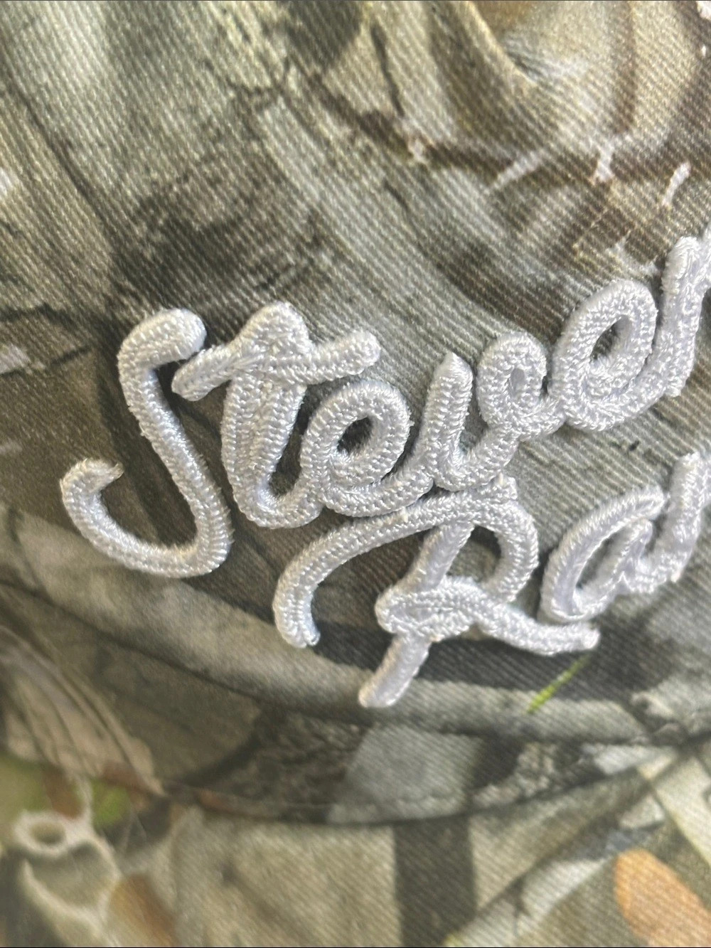 Stevenson Ranch Script Logo Camo Hat - Picture 2 of 4